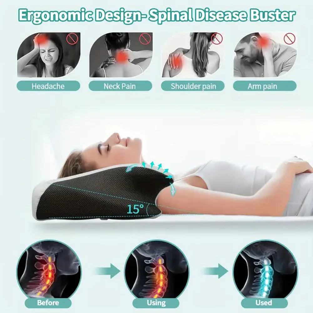 UrbanAaura™️ - Butterfly Sleep Memory foam pillow