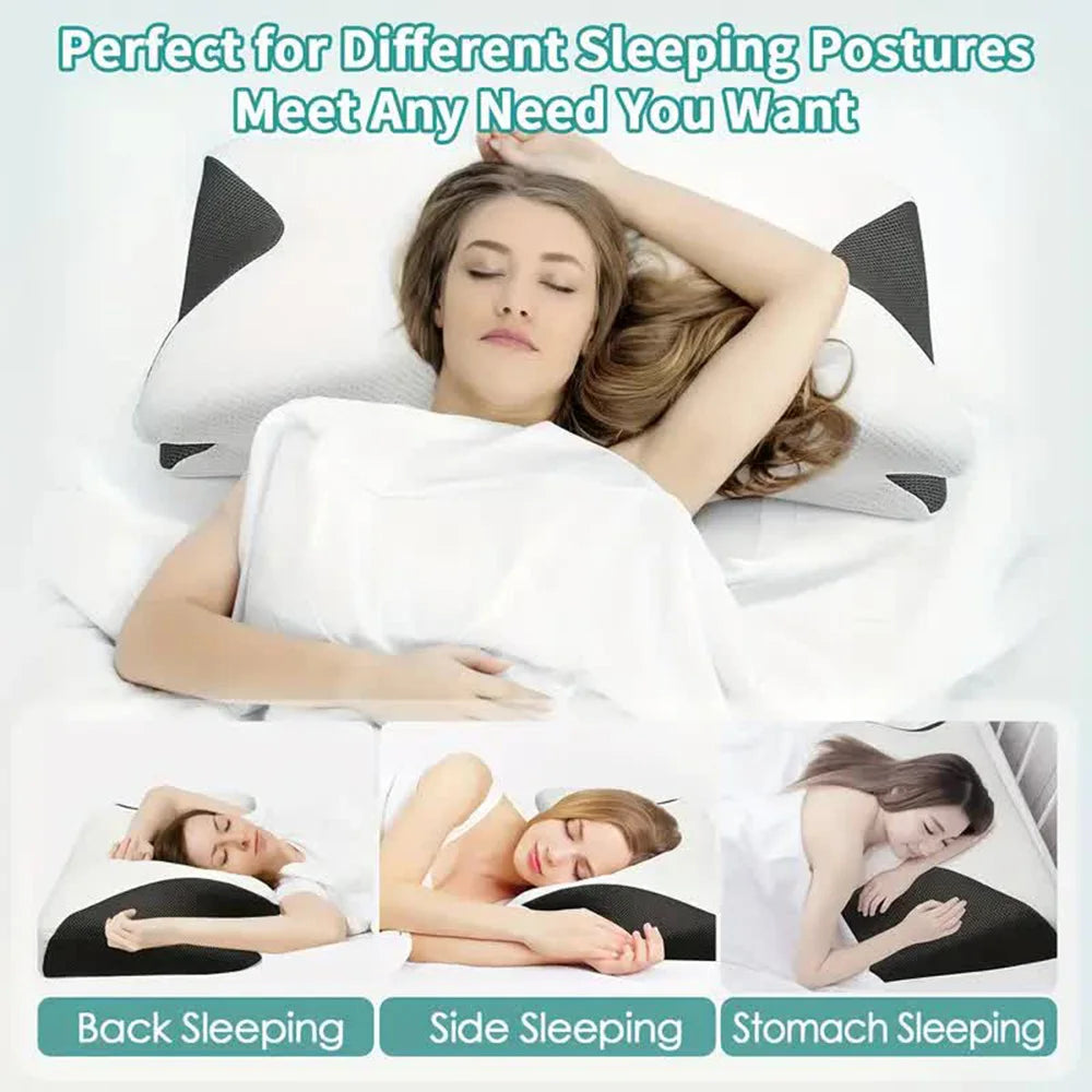 UrbanAaura™️ - Butterfly Sleep Memory foam pillow