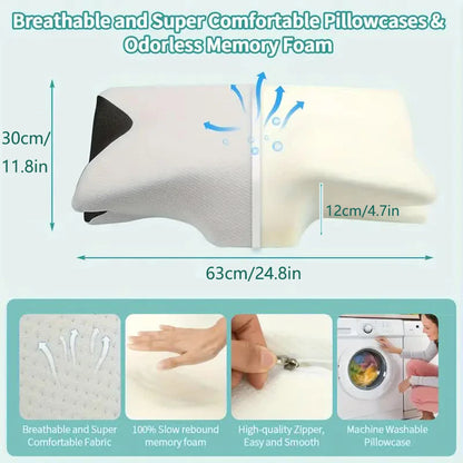 UrbanAaura™️ - Butterfly Sleep Memory foam pillow